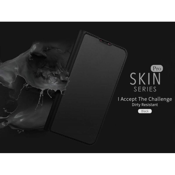 Xiaomi Redmi Note 8 Pro Flip Case Skin Pro korttilokerolla Black