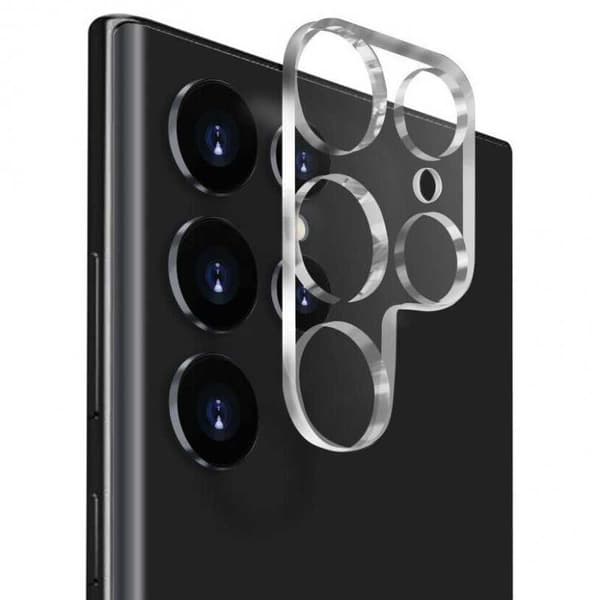 2-PACK Samsung S23 Ultra Camera Protection Linssin suojaus Transparent