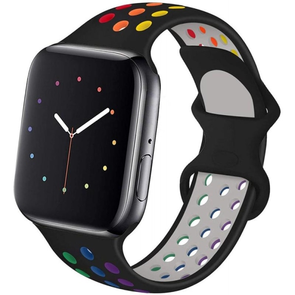 Apple Watch 38/40mm Stilren Sportarmband Runnr RGB Vit