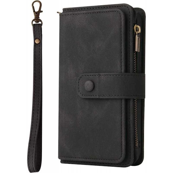 Samsung S24 Multifunktionellt Plånboksfodral Zip 13-Fack