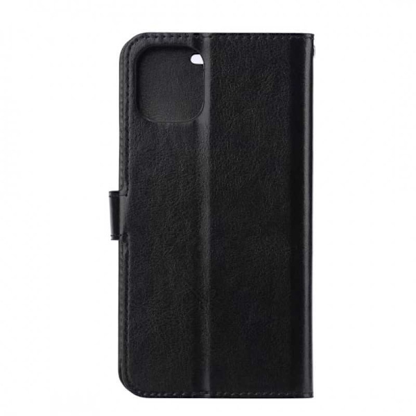 Motorola Edge 20 Lite Plånboksfodral PU-Läder 4-FACK Svart