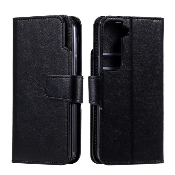 Samsung S22 Plus Praktisk Plånboksfodral med 12-Fack Array V4 Black