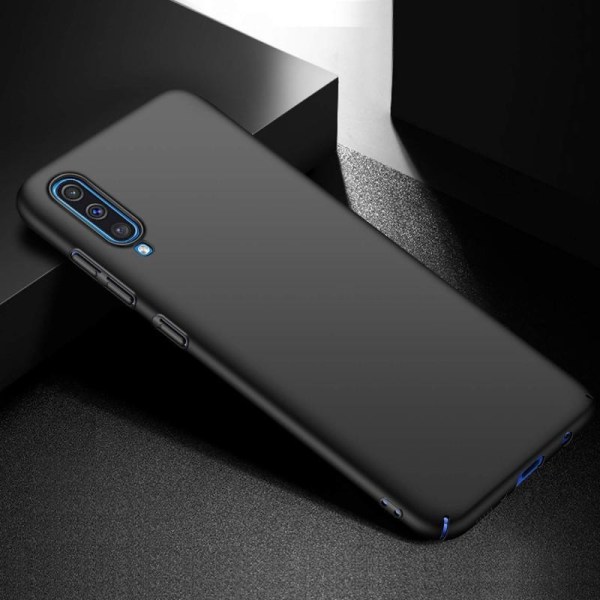 Samsung A70 Ultra-tynn gummibelagt Matt Black Cover Basic V2 Black