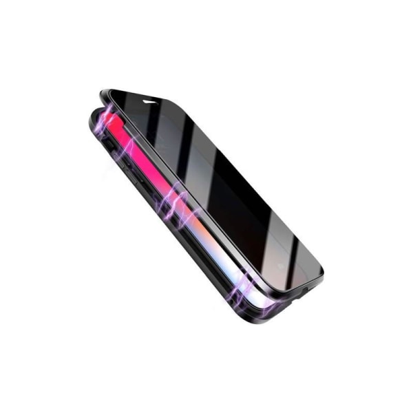 iPhone XS / X Privacy Täysi kattava Premium Cover Glassback V4 Transparent