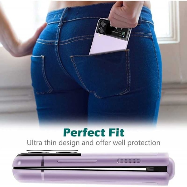 Linsskydd Kameraskydd för Samsung Z Flip 3 Transparent
