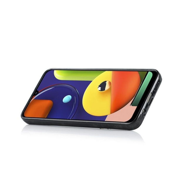 Samsung A50 / A50S mobildeksel med kortholder Retro V4 Black