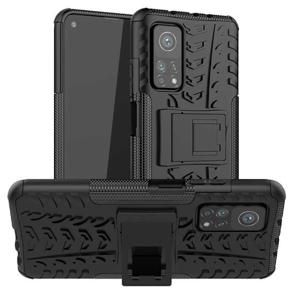 Xiaomi Mi 10T / 10T Pro Stöttåligt Skal med Stöd Active Svart