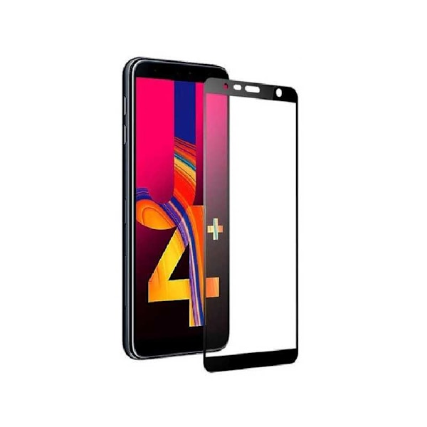 Samsung J4 Plus Fullframe karkaistu lasi 0,26 mm 2,5D 9H Transparent