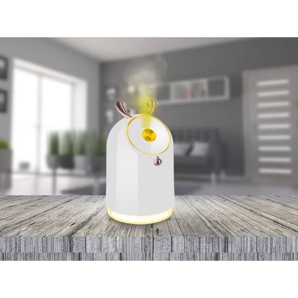 Luftfuktare Aromaterapi med LED belysning USB Vit