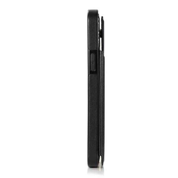 iPhone 13 Pro Max Iskunkestävä kotelo Korttiteline 3-POCKET Flippr V2 Black