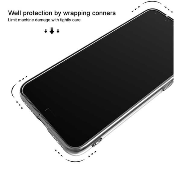OnePlus 8 iskuja vaimentava pehmeä kansi Simple Transparent