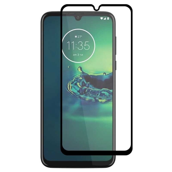 Motorola Moto G8 Plus FullFrame 0,26 mm 9H karkaistu lasi Transparent