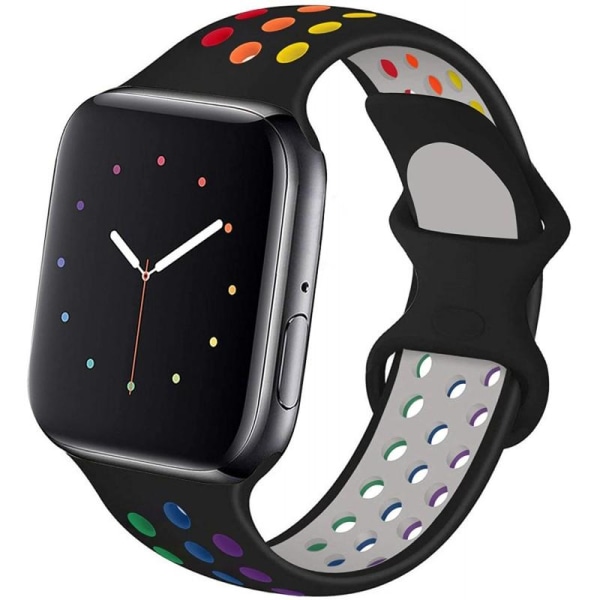 Apple Watch 38 / 40 mm tyylikäs urheiluranneke Runnr RGB Pink