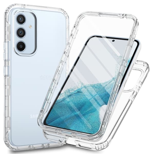 Samsung A34 5G Heltäckande Premium 3D Skal 3in1 ThreeSixty Clear