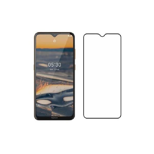 Nokia 5.3 FullFrame 0,26 mm 2,5D 9H karkaistu lasi Transparent