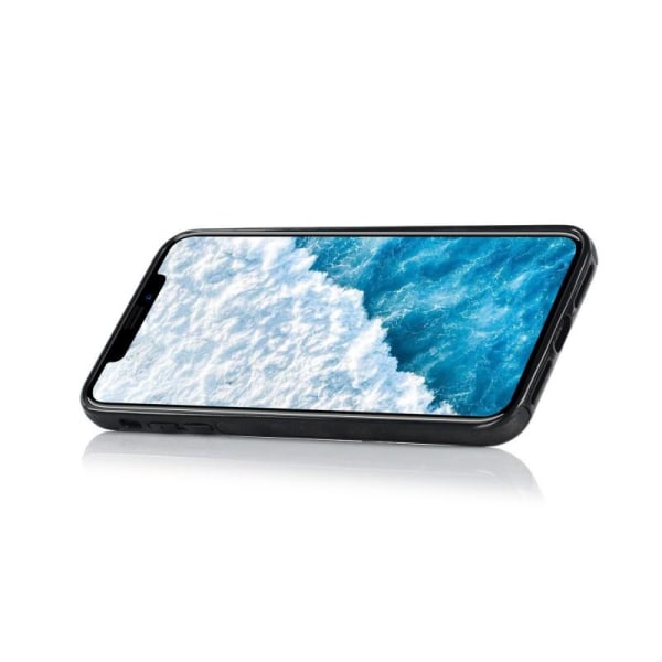 iPhone X / XS Mobilskal med Korthållare Retro V4 Svart