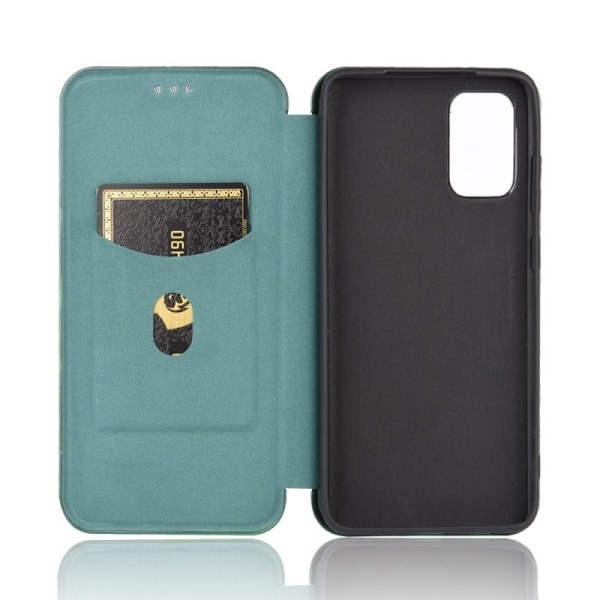 Samsung S20 Plus Flip Case -korttipaikka CarbonDreams Green Green