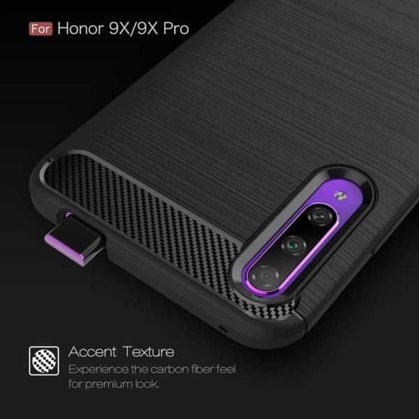 Huawei P Smart Pro Iskunkestävä SlimCarbon Black