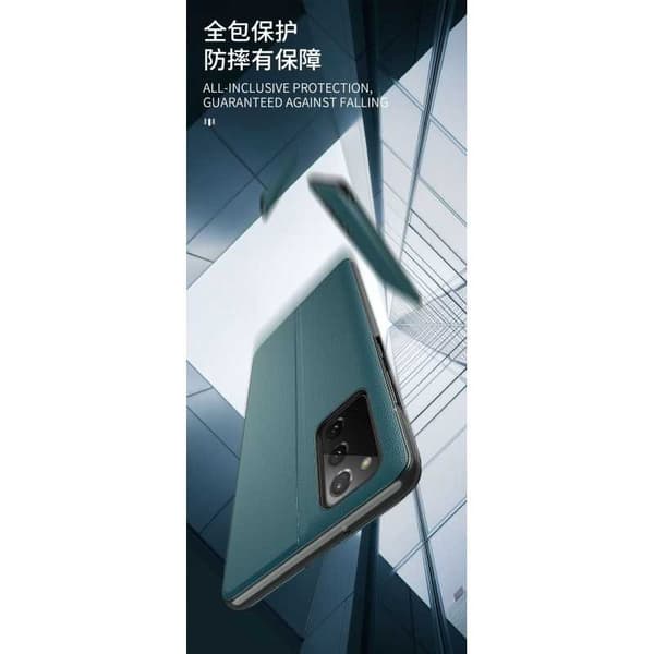 Samsung A32 5G Case Tech-Protect Smart View - musta Green