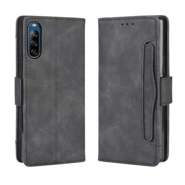 Sony Xperia L4 Plånboksfodral PU-Läder 6-FACK Winston V3 Svart