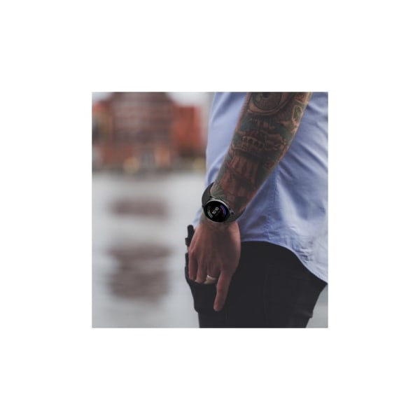 Oneplus Watch Stilfuldt Silikone Armbånd Walkr Black