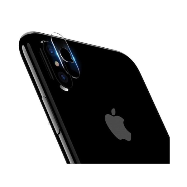 2-PACK iPhone XS Max -kameran linssin suojus Transparent