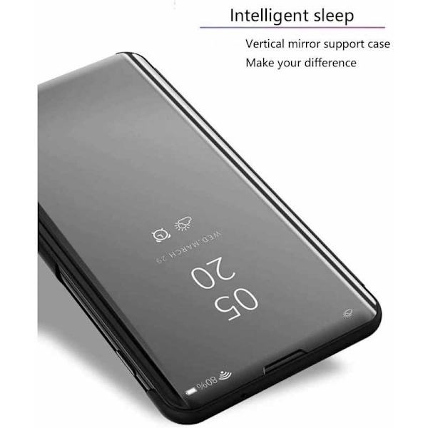 Samsung A15 5G Smart Flip Case Clear View Seisova V2 Rocket Black