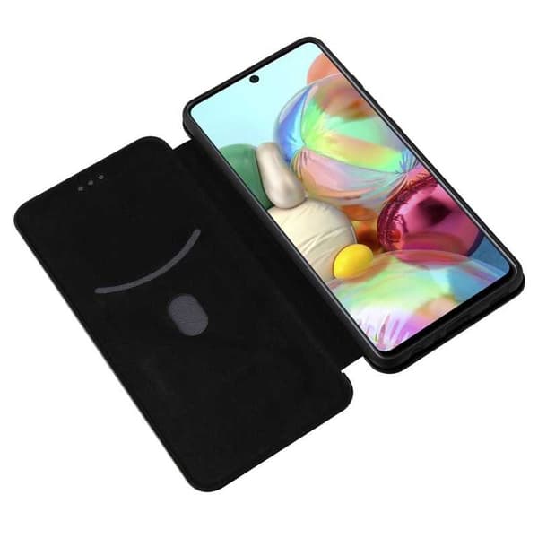 Samsung A72 5G Flip Case -korttipaikka CarbonDreams Black