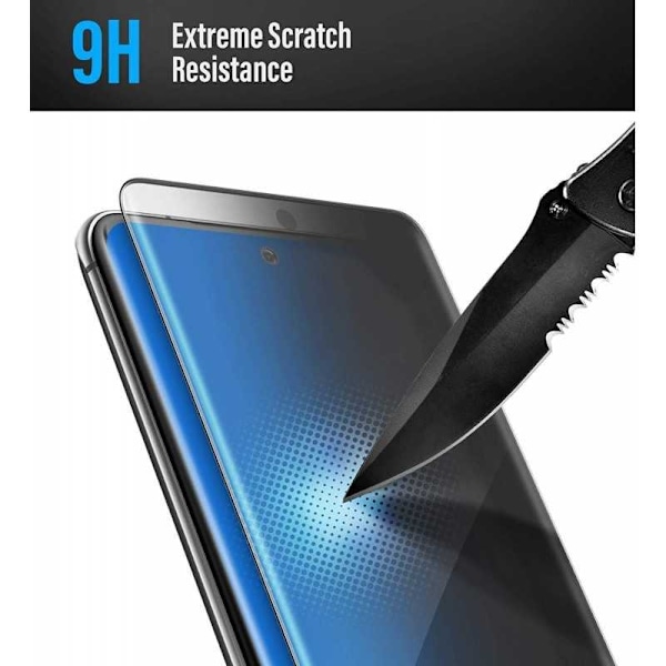 Samsung S20 Ultra Privacy FullFrame hærdet glas 0,26 mm 3D 9H Transparent