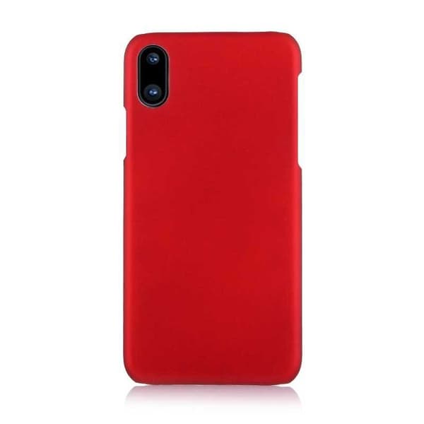 iPhone X ultraohut kuminen mattamusta kansi Svart
