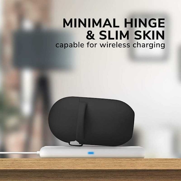Airpods Pro beskyttelsescover i silikone Svart