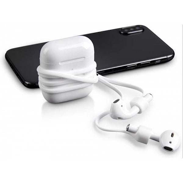 Magnetisk Silikonband Strap Airpods 1 / 2 / 3 / Pro / Pro 2 Vit