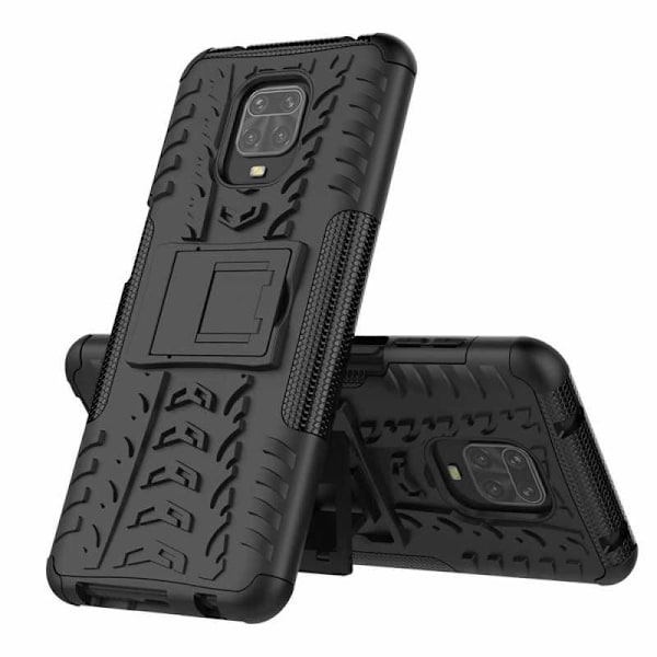 Redmi Note 9S & 9 Pro iskunkestävä kotelo Active-tuella Black