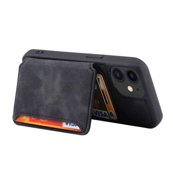 iPhone 11 Iskunkestävä Premium Cover 7-SLOT Solid V6 Nordcell™ Black