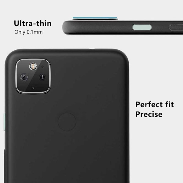 2-PACK Google Pixel 4a 5G Camera Protection Linssin suojaus Transparent