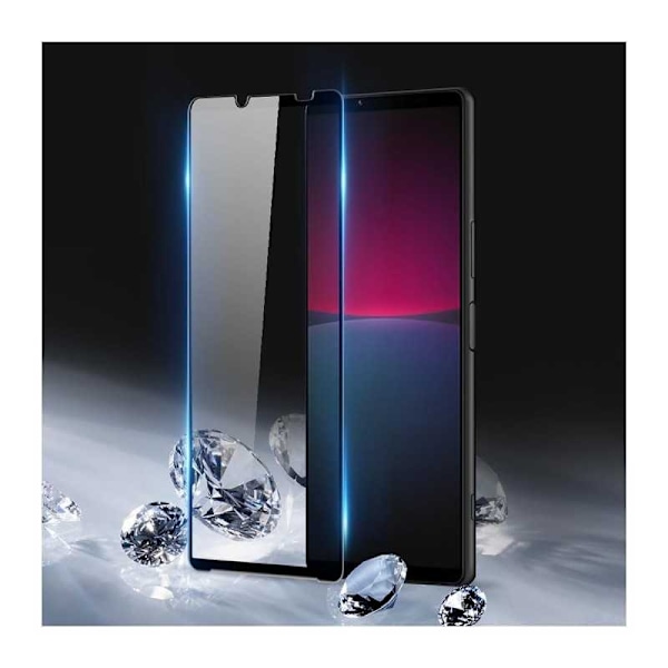2-PACK Xperia 10 V FullFrame 0,26 mm 2,5D 9H hærdet glas Transparent