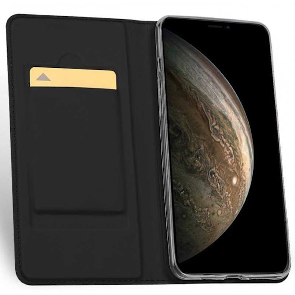 iPhone 11 Flip Case Skin Pro med kortrum Black