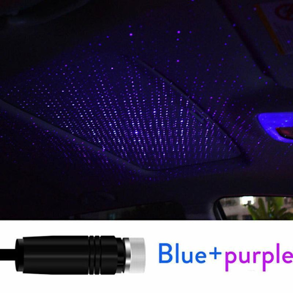 Bärbar USB LED Rymdprojektor Lila