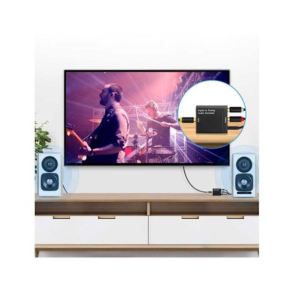 Lydkonverter digital til analog Black