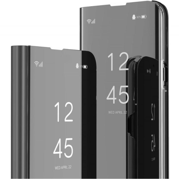 Xiaomi Redmi Note 11 / 11S Smart Flip Case Clear View Standing V Black