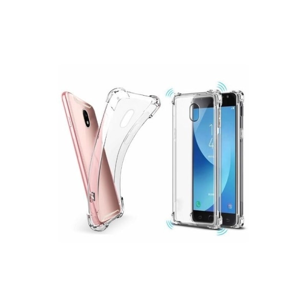 Samsung J3 2017 stødabsorberende silikone Shell Shockr Transparent