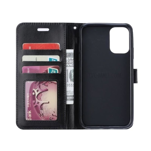 Samsung A72 5G lompakkokotelo PU-nahkainen 4-tasku Black