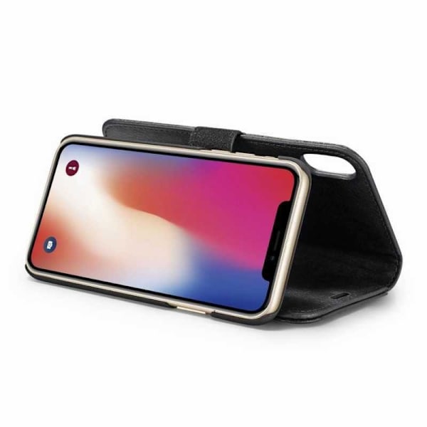 Mobilplånbok Magnetisk DG Ming iPhone X & XS Svart