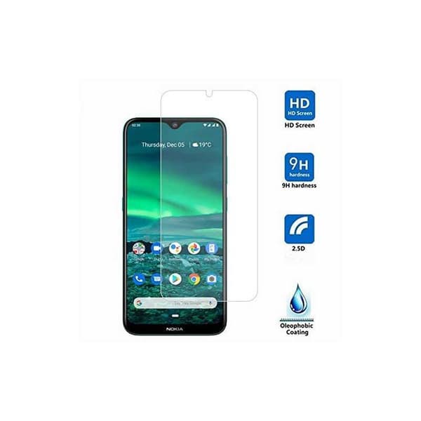2-PACK Nokia 2.3 Karkaistu lasi 0,26mm 2,5D 9H Transparent