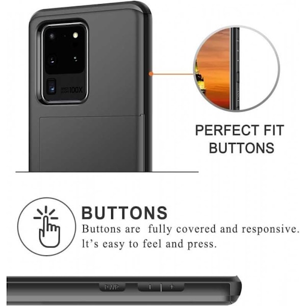 Samsung Galaxy S20 Ultra Stødsikkert dækkortrum StreetWise