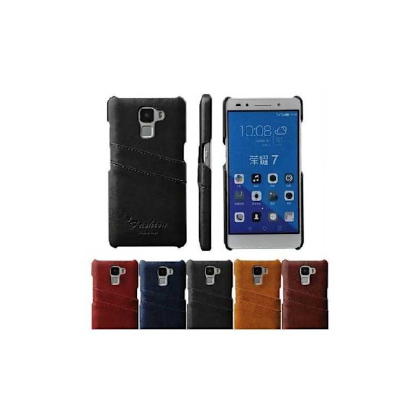 Honor 7 Iskunvaimennuskorttikotelo Retro Svart