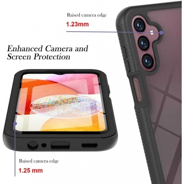 Samsung A15 5G Full Cover Tech-Protect Defense 360 ​​​​Shell Black