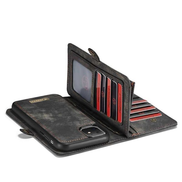 iPhone 12 Mini Plånboksfodral Multi-Slot 13-FACK Svart