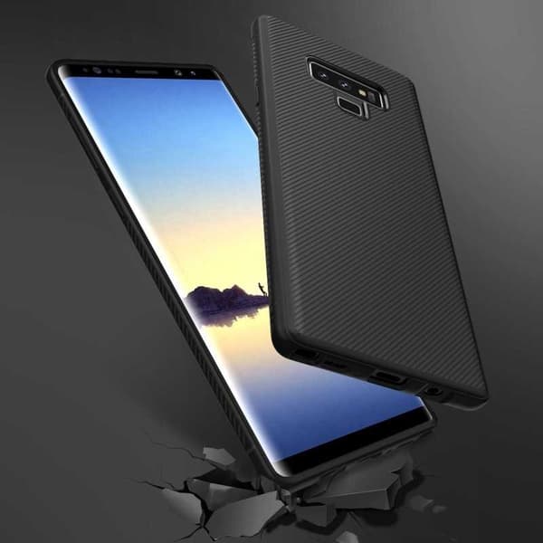 Samsung Galaxy Note 9 Iskunkestävä FullCarbon V3 Black