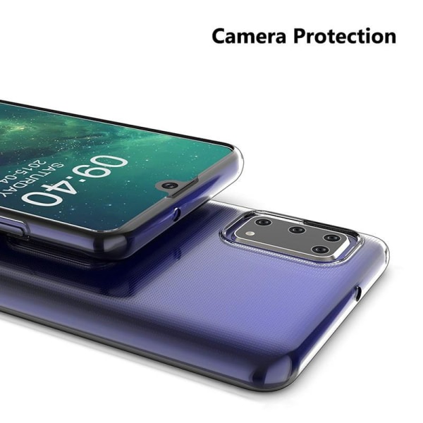 Samsung A41 stødabsorberende blødt cover Enkelt Transparent